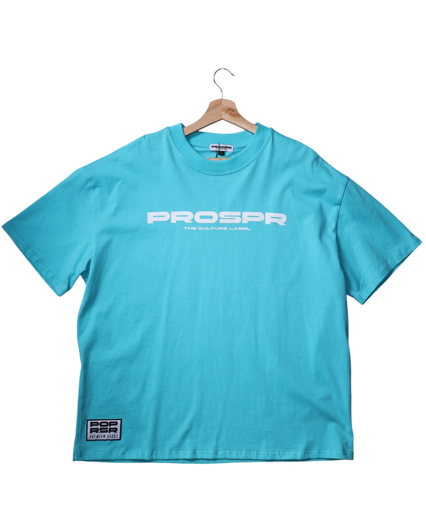 PROSPR OG TEE TURQUOISE BLUE/WHITE