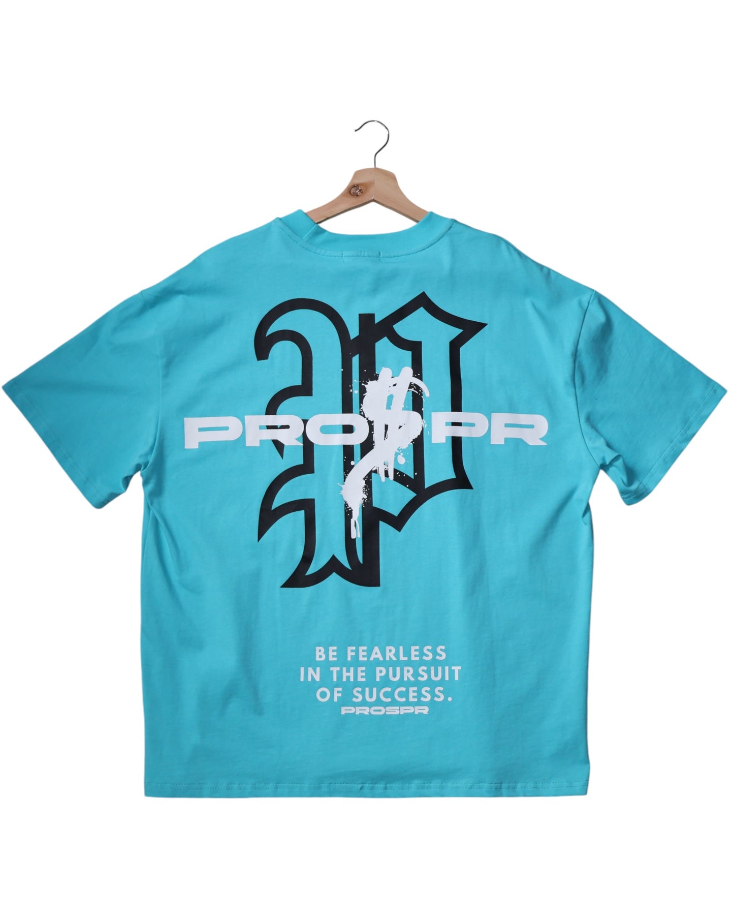 PROSPR OG TEE TURQUOISE BLUE/WHITE